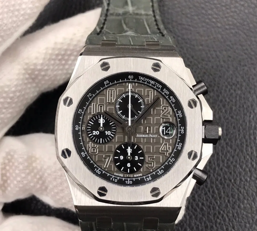 Audemars Piguet Royal Oak Offshore 26470ST.OO.A104CR.01 JF Factory 1:1 Best Edition Replica Watch Grey Dial